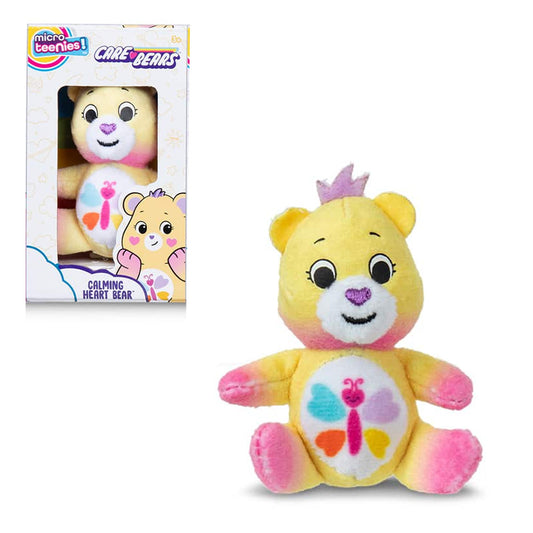 Care Bears - Micro Teenies: Calming Heart Bear 3" Soft Toy