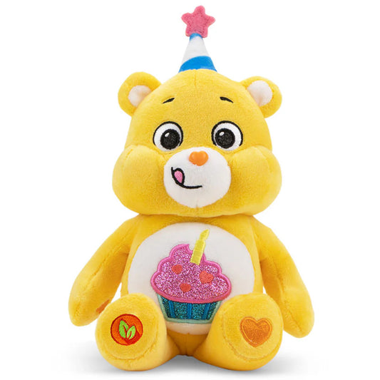 Care Bears - Birthday Bear 9" Funsize Sparkle-ECO Friends Soft Toy