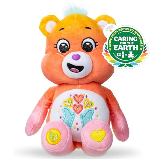 Care Bears - Thankful Heart Bear 9" Funsize Sparkle-ECO Friends Soft Toy