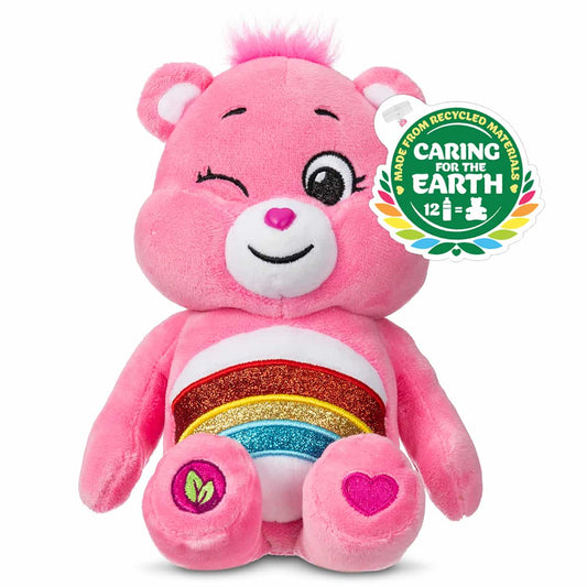 Care Bears - Cheer Bear 9" Funsize Sparkle-ECO Friends Soft Toy