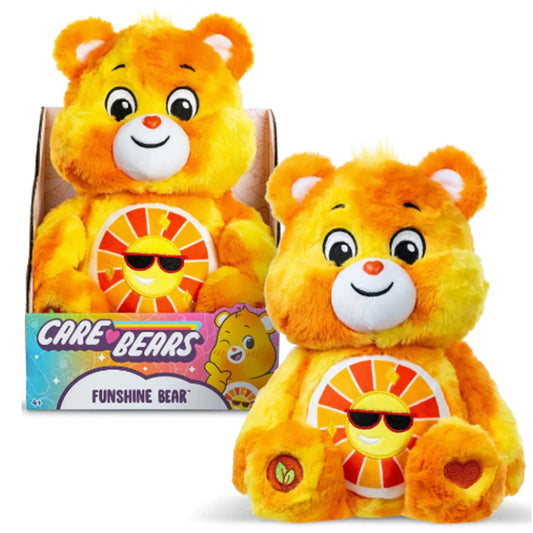Care Bears - Funshine Bear 14" Colour Splash (Eco) Plush Soft Toy