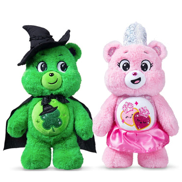 Care Bears x Wicked 2-Pack Glinda Love-a-Lot Bear & Elphaba Good Luck Bear