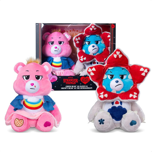 Care Bears x Stranger Things 2pk (Cheer as Eleven and Grumpy as Demogorgon)