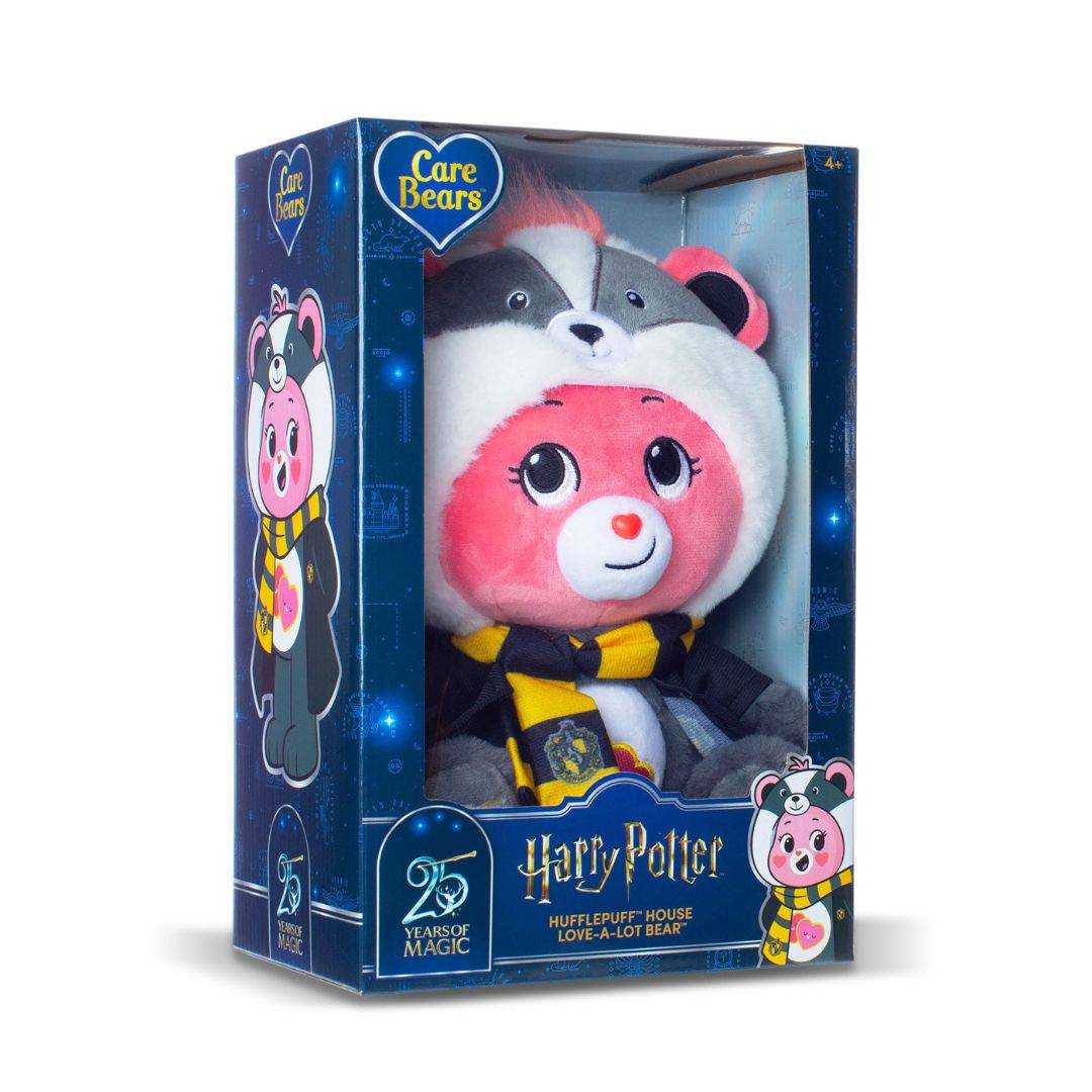 Care Bears X Harry Potter Love-a-Lot Bear X Hufflepuff Hoodie 30cm Plush Soft Toy