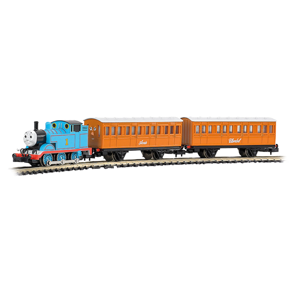 Thomas & Friends 24028 Thomas with Annie & Clarabel Train Set N Gauge Bachmann