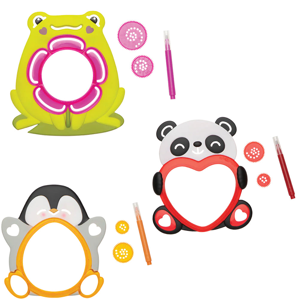 Spirograph Doodle Pals Assortment - Frog, Penguin or Panda