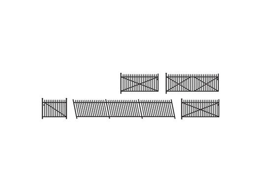 Ratio 246 GWR Spear Fencing, Ramps and Gates N Gauge Kit