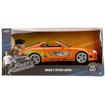 Jada Diecast Fast & Furious Brian's 1995 Toyota Supra 1:24 Model Car