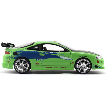 Jada Diecast Fast & Furious Brian's 1995 Mitsubishi Eclipse 1:24 Model Car