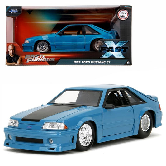 Jada Fast & Furious 1989 Ford Mustang GT 1:24 Diecast Car 253203098