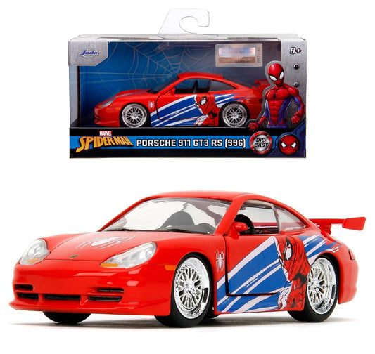Jada MARVEL Spider-Man Porsche 911 GT3 RS (996) 1:32 Diecast Car