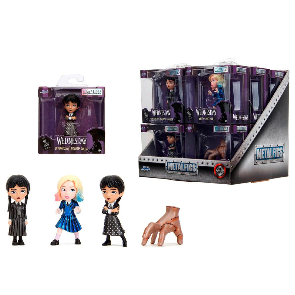 Jada Wednesday Metalfigs 2.5" Diecast Figures