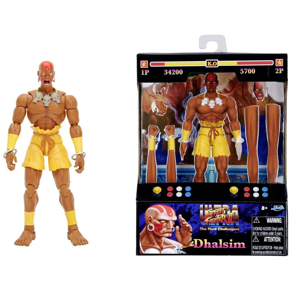 Jada Street Fighter Dhalsim 6" Deluxe Collector Figure