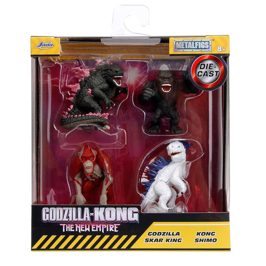 Jada Godzilla The New Empire Metalfigs 2.5" Diecast Figure 4-Pack