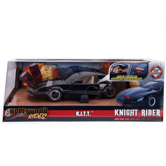 Jada Hollywood Rides Knight Rider 1982 Pontiac Trans Am 1:24 Diecast Model Car