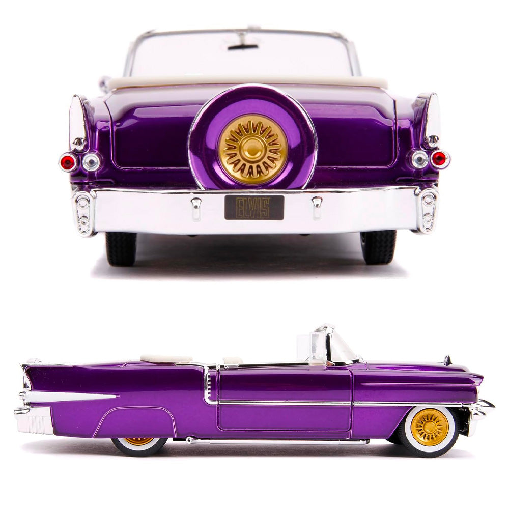Jada Hollywood Rides 1956 Elvis Presley Cadillac 1:24 Diecast Model