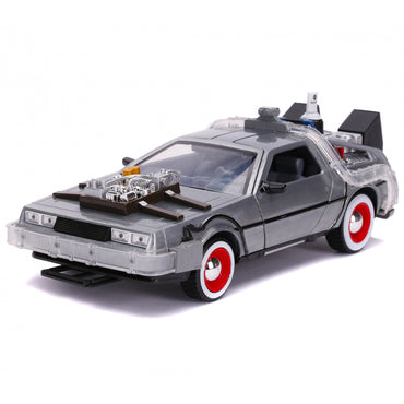 Jada Back to the Future 3 Time Machine DeLorean 1:24 Diecast Car 253255027