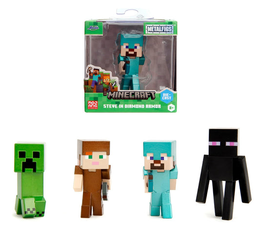 Jada Minecraft 2.5" Metalfig Diecast Figure - Assorted