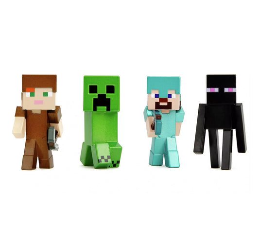 Jada Minecraft 2.5" Metalfigs Diecast Figures 4-Pack (Wave 3)