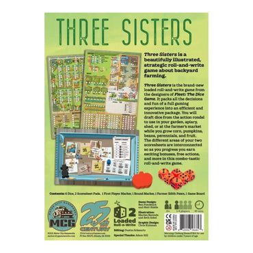 Three Sisters Board Game - 1-4 Players - 45min