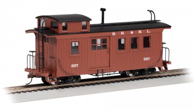 Bachmann USA Wood Side-Door Caboose Sandy River & Rangeley Lakes #557 On30 26701