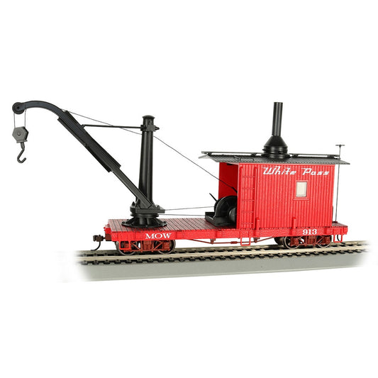 Bachmann USA Derrick Car - White Pass & Yukon On30 Gauge 26905