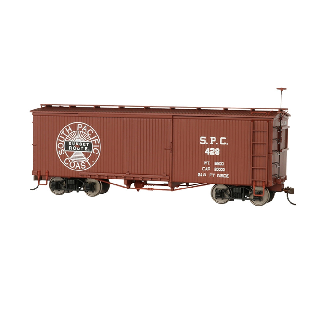 Bachmann USA Box Car - South Pacific Coast (Sunset Logo) On30 Gauge 27002