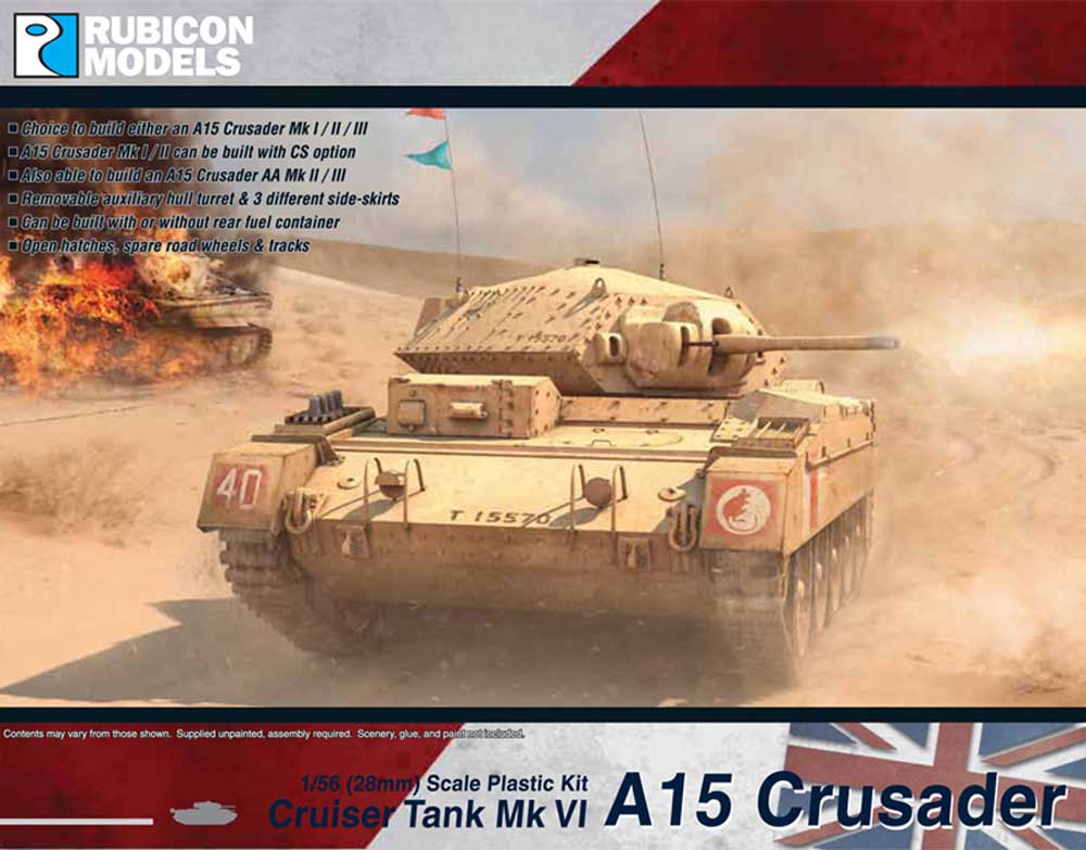 Rubicon Models 280025 A15 Crusader 1:56 Plastic Model Kit