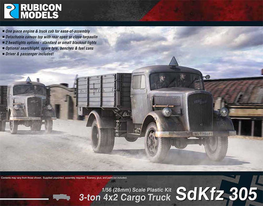 Rubicon Models 280026 Sdkfz 305 (Opel Blitz) 1:56 Plastic Model Kit