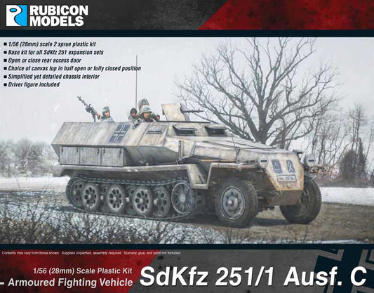 Rubicon Models 280031 Sdkfz 251/1 Ausf C 1:56 Plastic Model Kit