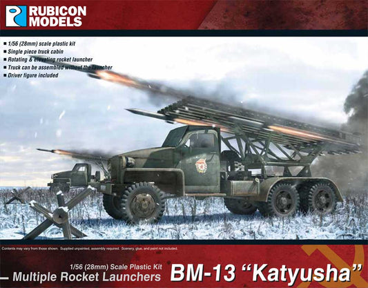 Rubicon Models 280036 Bm13 "Katyusha" Mrl 1:56 Plastic Model Kit