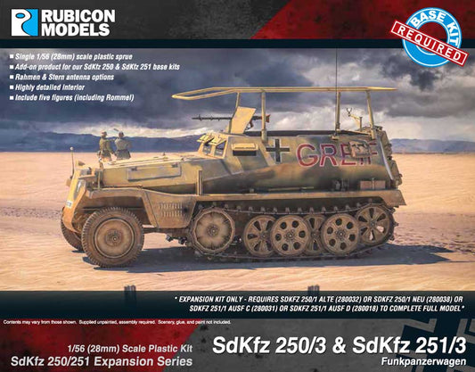 Rubicon Models 280039 Sdkfz 250/251 Expansion - Communications 1:56 Model Kit