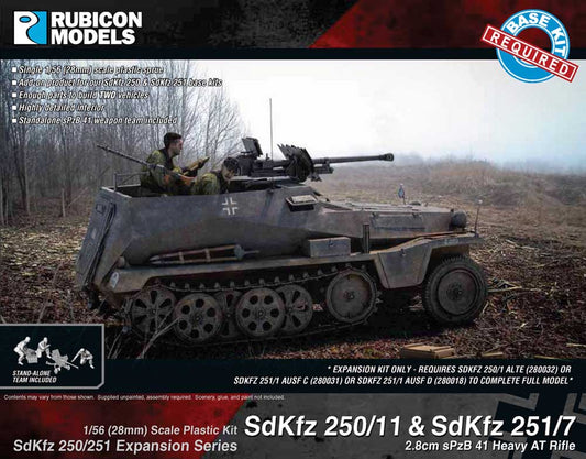 Rubicon Models 280045 Sdkfz 250/251 Exp. 250/11 & 251/7 Spzb 41 1:56 Model Kit