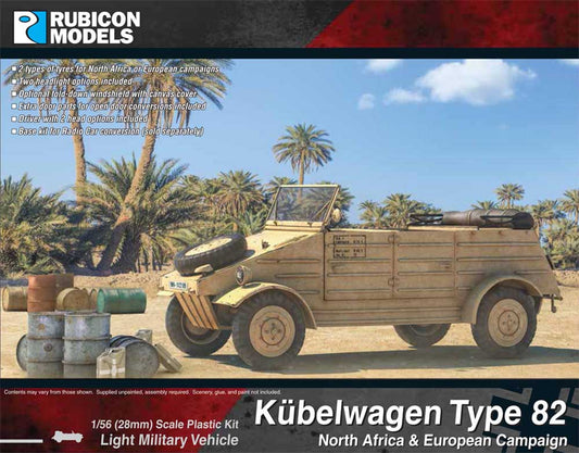 Rubicon Models 280072 Ku?Belwagen Type 82 1:56 Plastic Model Kit