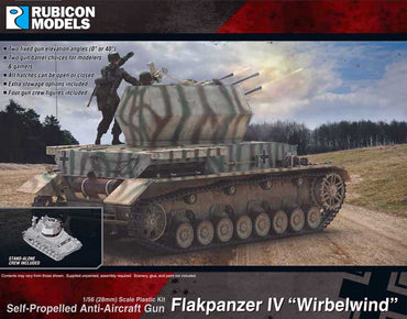Rubicon Models 280079 Flakpanzer Iv "Wirbelwind" 1:56 Plastic Model Kit
