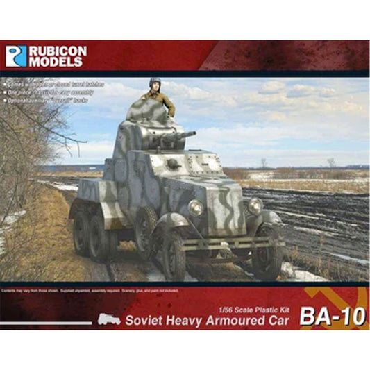 Rubicon Models 280085 Ba-10 Heavy Armoured Car 1:56 Plastic Model Kit