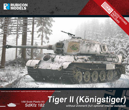 Rubicon 280099 King Tiger without Zimmerit 1:56 Model Kit