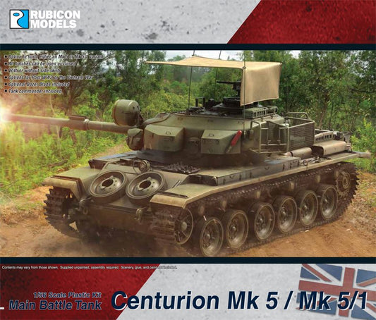 Rubicon 280105 Centurion MBT Mk5/ Mk5/1 1:56 Model Kit