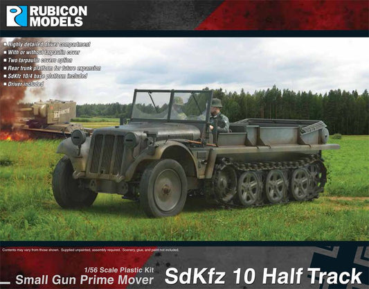 Rubicon 280108 Sd.Kfz 10 Half Track 1:56 Model Kit