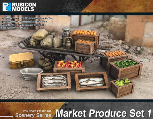 Rubicon 283008 Market Produce Set 1 1:56 Model Kit