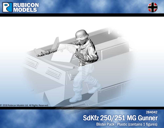 Rubicon Models 284042 Sdkfz 250/251 Mg Gunner 1:56 Plastic Model Kit