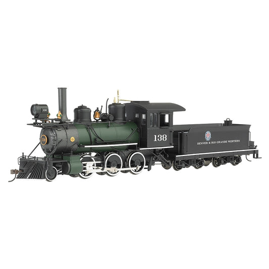 Bachmann USA 2-6-0 - D&RGW #138 (Green Boiler) On30 Gauge 29301