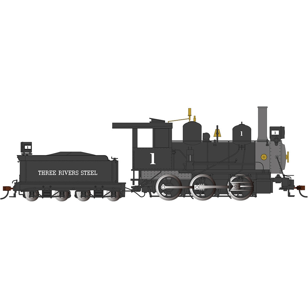 Bachmann USA 0-6-0 - Three Rivers Steel #1 On30 Gauge 29401