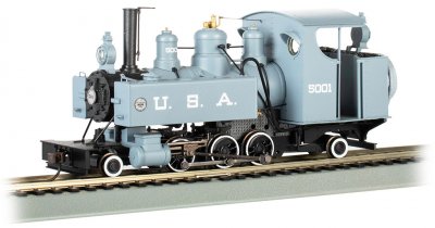 Bachmann USA 2-6-2T Baldwin Class 10 Trench Engine USA #5001 (Builder's Version) On30 29501
