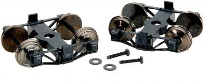 Bachmann USA 29904 Low Frame 4' 1'' Arch Bar Freight Trucks (2/Card) On30 Gauge