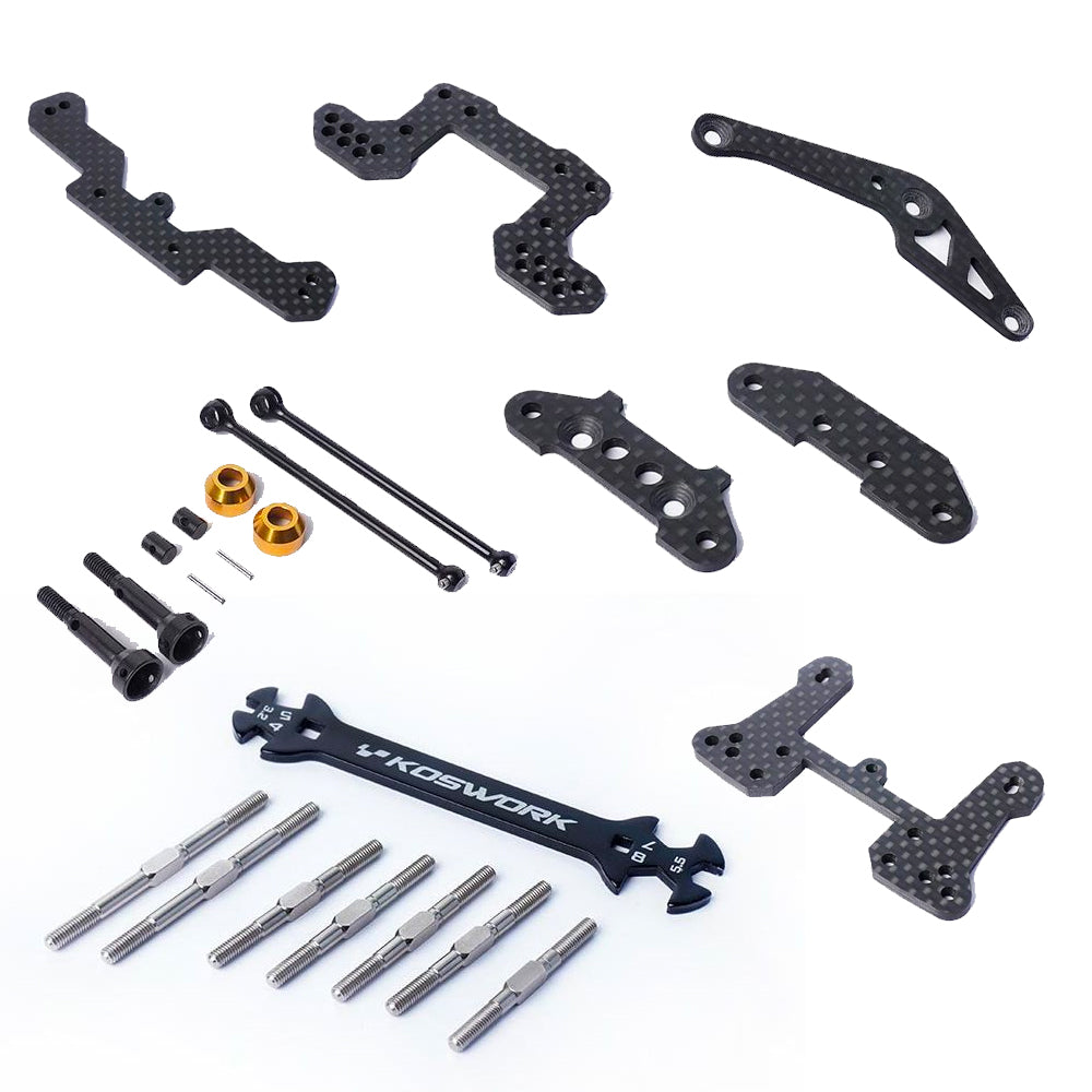 Kyosho Legendary Series Optima 4WD Mid Koswork Edition RC Car Kit 30622KE