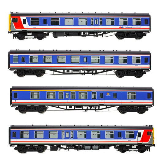 Bachmann Branchline 31-422 Class 411 4-CEP 4-Car EMU (Refurbished) 1512 BR Network SouthEast OO Gauge