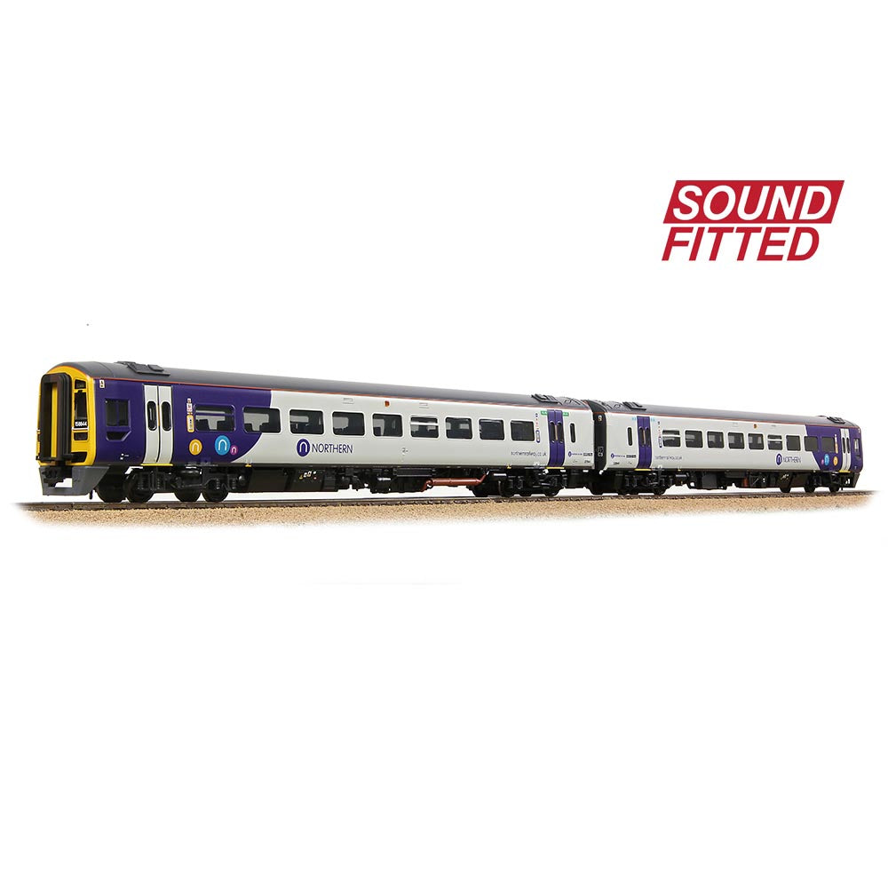 Bachmann Branchline 31-499SF Class 158 2-Car DMU 158844 Northern OO Gauge