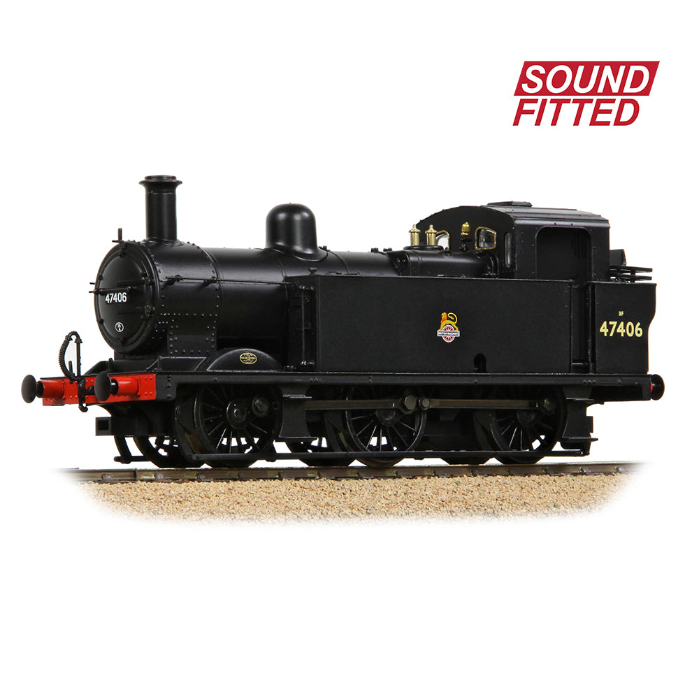 Bachmann Branchline 32-231BSF LMS Fowler 3F (Jinty) 47406 BR Black (Early Emb.)