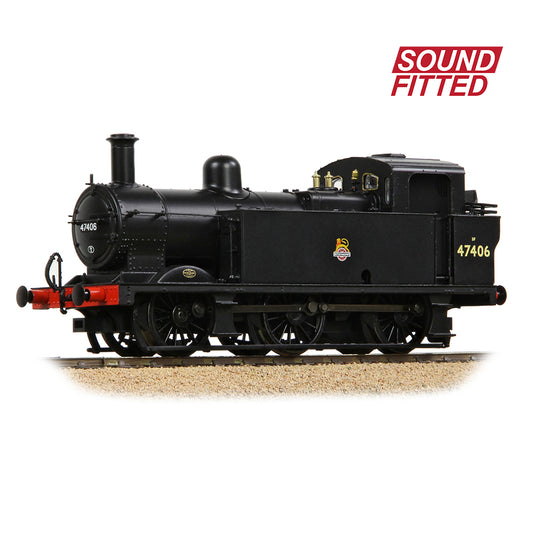 Bachmann Branchline 32-231BSF LMS Fowler 3F (Jinty) 47406 BR Black (Early Emb.)